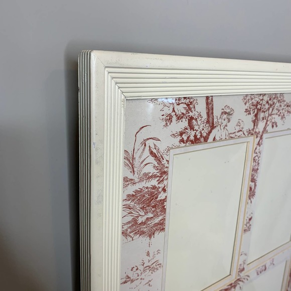 Vintage White & Red Victorian Style 4 Photo Frame - Picture 3 of 6